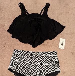 Two piece bathing suit